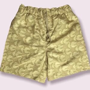 It’s 5 O’Clock Somewhere Gold Seahorse Swim Trunks Size MEDIUM Beach Theme